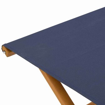 Ligstoel 2 pcs massief eucalyptushout Blauw 5
