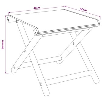 Ligstoel 2 pcs massief eucalyptushout Meerkleurig 8
