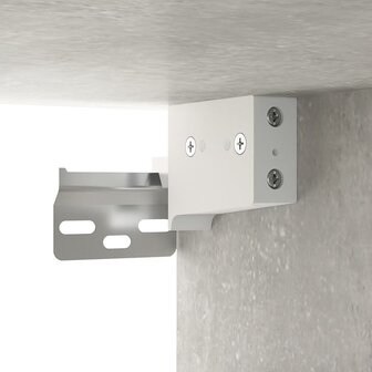 Hangkast 69,5x32,5x90 cm betongrijs 7