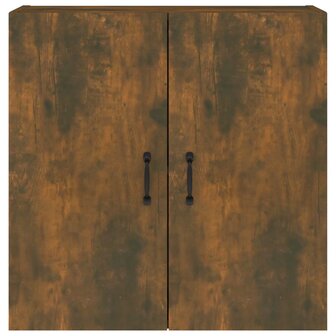 Wandkast 60x31x60 cm bewerkt hout gerookt eikenkleurig 3