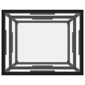 Wandtafel 50x40x40 cm gehard glas transparant 3