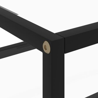 Wandtafel 50x40x40 cm gehard glas transparant 4