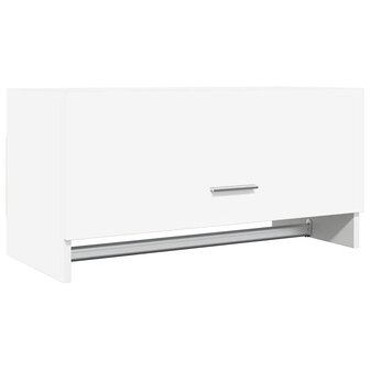 Kledingkast 70x32,5x35 cm bewerkt hout wit 2