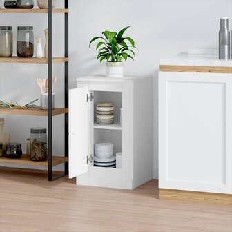 Dressoir 37,5x35,5x67,5 cm bewerkt hout wit 3