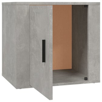 Nachtkastje 50x39x47 cm betongrijs 7