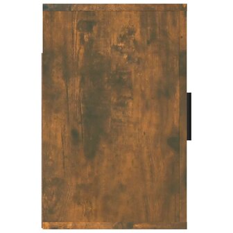 Nachtkastje wandgemonteerd 50x30x47 cm gerookt eikenkleurig 7