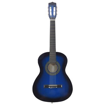 Gitaar klassiek beginner en kinderen 3/4 36&amp;quot; blauw      3