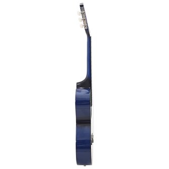 Gitaar klassiek beginner en kinderen 3/4 36&amp;quot; blauw      4