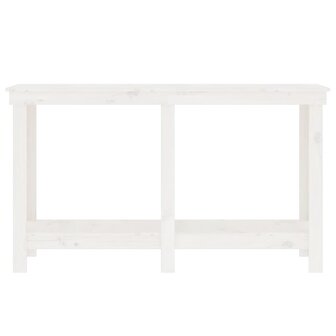 Werkbank 140x50x80 cm massief grenenhout wit 4