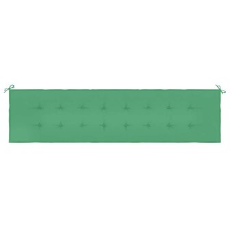 Tuinbankkussen 200x50x3 cm oxford stof groen 4