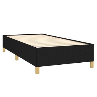 Bedframe zonder matras 100x200 cm stof zwart 4