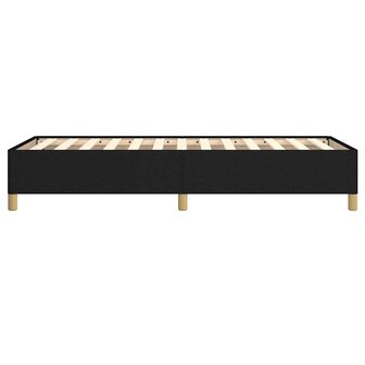 Bedframe zonder matras 100x200 cm stof zwart 6