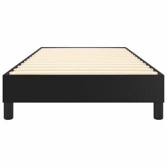 Boxspring bed kunstleer zwart 90x200 cm 5