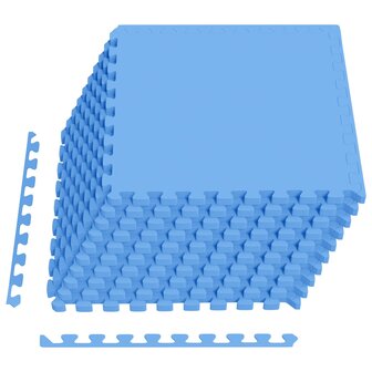 Vloermatten 50 st Blauw 18 m&amp;sup2; EVA Schuim 2