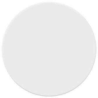 Tafelblad &amp;Oslash; 30 x 1,5 cm Rond Bewerkt hout Wit 2