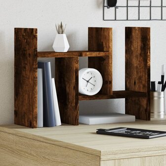 Bureau organiser 34,5x15,5x35,5 cm hout gerookt eikenkleurig 1