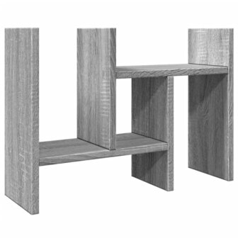 Bureau organiser 34,5x15,5x35,5 cm bewerkt hout grijs sonoma 6