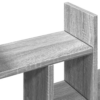 Bureau organiser 34,5x15,5x35,5 cm bewerkt hout grijs sonoma 8