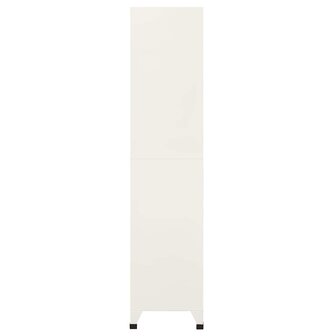 Lockerkast 90x40x180 cm staal grijs en blauw 4