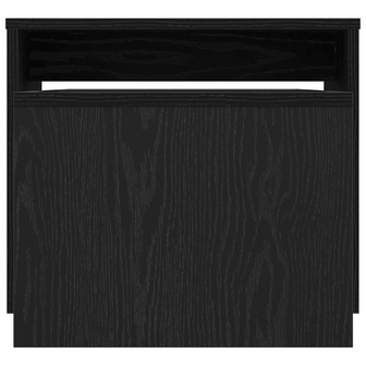Nesttafels Zwart Eiken 100 x 48 x 40 cm Bewerkt hout 6