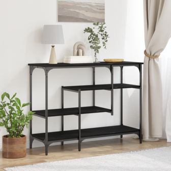 Wandtafel Zwart eiken 100 x 35 x 75 cm 1