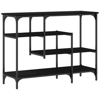 Wandtafel Zwart eiken 100 x 35 x 75 cm 7