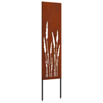 Privacyscherm Fretwerk Roestig 32 x 140 cm weervast staal 2