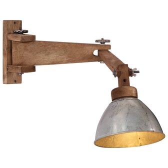 Wandlamp 25 W E27 vintage zilverkleurig 1