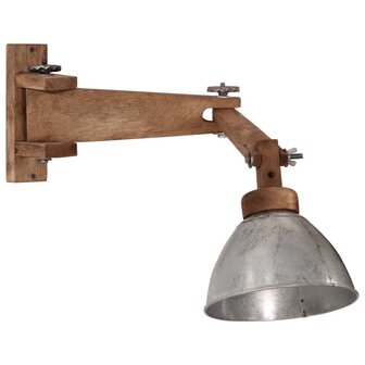 Wandlamp 25 W E27 vintage zilverkleurig 2