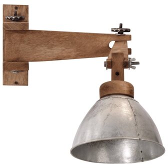 Wandlamp 25 W E27 vintage zilverkleurig 3