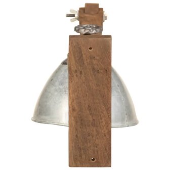 Wandlamp 25 W E27 vintage zilverkleurig 5