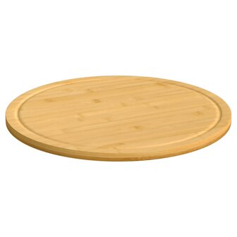 Snijplanken 6 st &amp;Oslash;40x1,5 cm bamboe 2