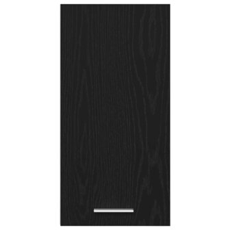 Hangkast zwart eikenkleurig 30x31x60 cm bewerkt hout 6