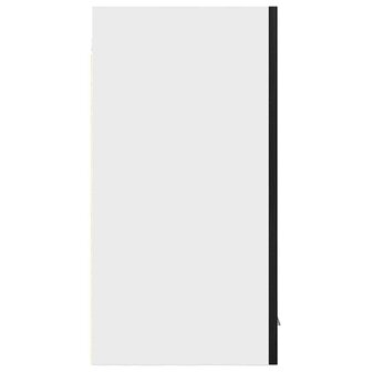 Hangkast zwart eikenkleurig 30x31x60 cm bewerkt hout 7