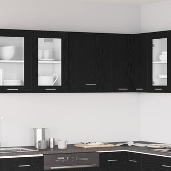 Hangkast Zwart Eiken 50 x 31 x 60 cm Bewerkt hout 1