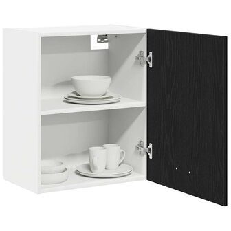 Hangkast Zwart Eiken 50 x 31 x 60 cm Bewerkt hout 3