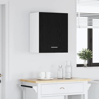 Hangkast Zwart Eiken 50 x 31 x 60 cm Bewerkt hout 4