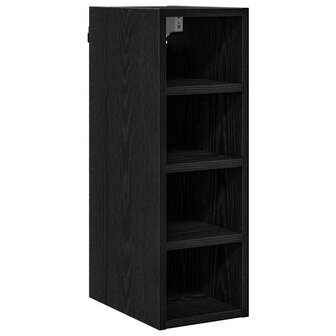 Hangkast Zwart eiken 20 x 29,5 x 60 cm Bewerkt hout 2