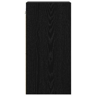 Hangkast Zwart eiken 20 x 29,5 x 60 cm Bewerkt hout 6