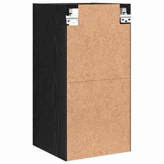Hangkast Zwart eiken 30 x 29,5 x 60 cm Bewerkt hout 7