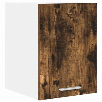 Hangkast Gerookte Eik en Wit 30 x 31 x 40 cm Bewerkt hout 2