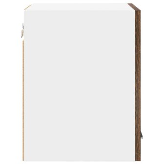 Hangkast Gerookte Eik en Wit 30 x 31 x 40 cm Bewerkt hout 7