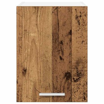 Hangkast Oude Hout en Wit 30 x 31 x 40 cm Bewerkt hout 6