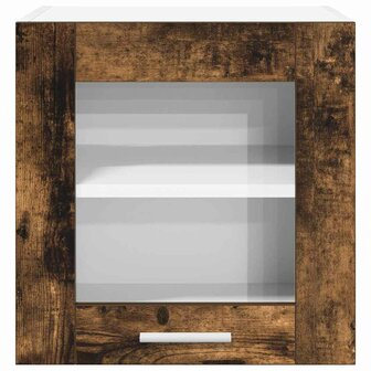 Hangkast Gerookt eiken 40 x 31 x 40 cm Bewerkt hout 6