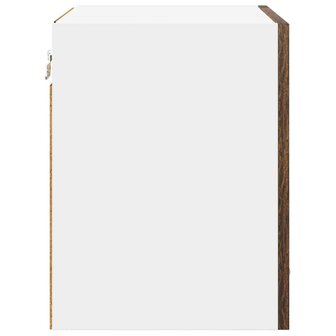 Hangkast Gerookt eiken 40 x 31 x 40 cm Bewerkt hout 7