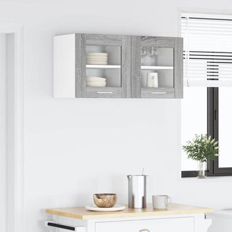 Hangkast Grijs Sonoma 40 x 31 x 40 cm Bewerkt hout 4
