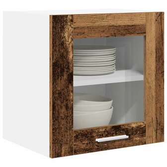 Hangkast Oudhout 40 x 31 x 40 cm Bewerkt hout 3