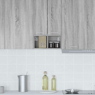 Hangkast Grijs Sonoma 20 x 29,5 x 40 cm Bewerkt hout 4