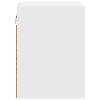 Hangkast Wit 30 x 29,5 x 40 cm Bewerkt hout 6