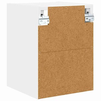 Hangkast Wit 30 x 29,5 x 40 cm Bewerkt hout 7